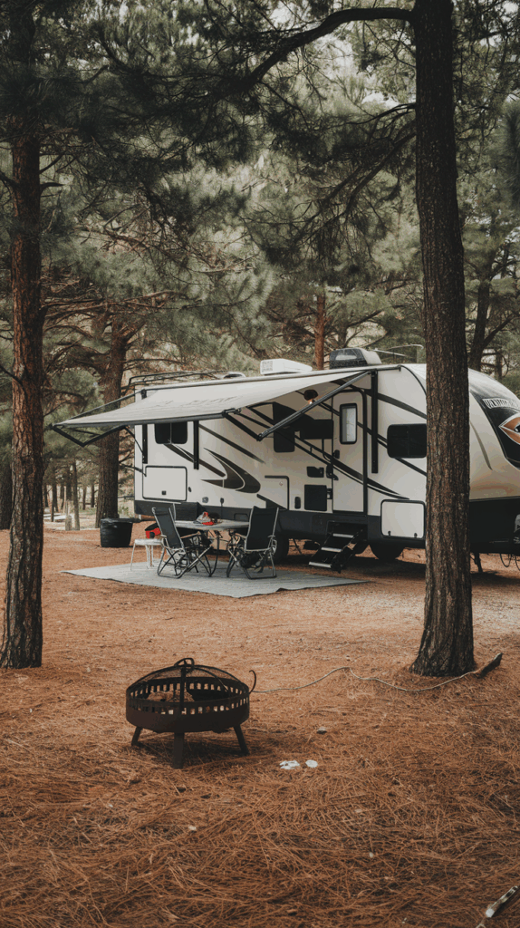 parked for the night in a camp ground is your RV vacation.